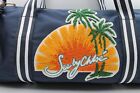 CHLOE Duffle Bag Gym Tote Weekender Embroidered Sunset Palm Trees See by CHLOE