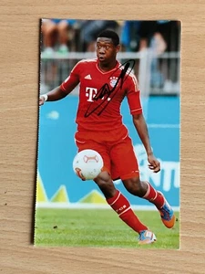 David Alaba FC Bayern München Autogrammkarte original signiert #S19518 - Bild 1 von 1