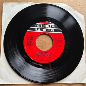 JOHNNY HORTON The Battle Of New Orleans 45 7" Record Vinyl Records - Picture 1 of 2