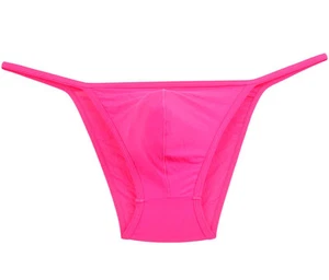 Calzoncillos de bikini Garde para hombre ropa interior bolsa lisa calzoncillos cuerda tanga sedosos - Imagen 1 de 17