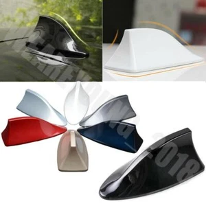 Car Aerial Antenna Shark Fin Roof Refit Radio AM/FM Signal Black Universal  AE - Afbeelding 1 van 8