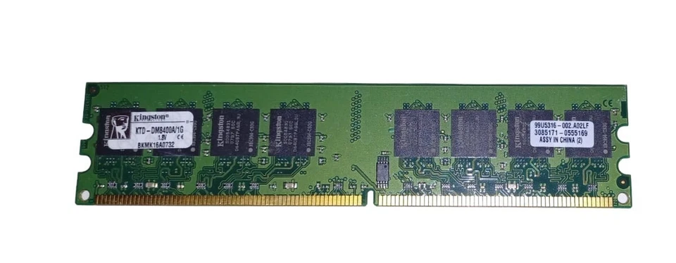 Memoria DDR2 KTD-DM8400A/1G Kingston 1GB PC2-4200 DDR2-533MHz CL4 240-Pin @ - Immagine 1 di 1