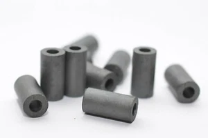 8x zylindrische Ferritkern / Ringkern, Ø10 x 20 mm, Innen-Ø 5 mm, Ferrite, NOS - Picture 1 of 3
