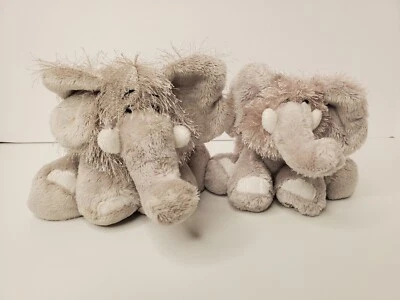 Webkinz Elephant and Lil Kinz Elephant Ganz Plush Stuffed Animal No Codes - Image 1 of 4