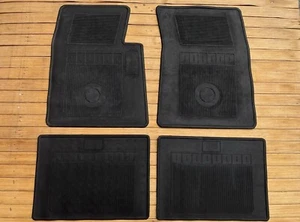 Alfombrillas de goma negras 4 plazas 1964-1966 aptas para Ford Galaxie 500 - Imagen 1 de 1