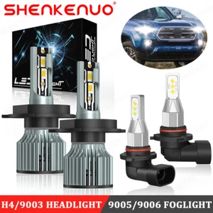 For Toyota Hilux 2004-2019 LED Headlights Hi/Lo Beam + Fog Light Bulbs Kit 6000K - Bild 1 von 20