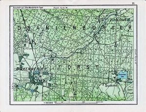 Berlin Hermsdorf 1914 orig. W-Karten + Reisef (6 S.) Birkenwerder Summt Stolpe - Picture 1 of 3