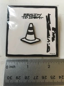 REALITY TO IDEA Joshua Vides signed ( on card) cone pin in NYC exhibition - Picture 1 of 4
