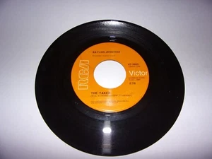 Waylon Jennings: The Taker / Shadow Of The Gallows / 45 Rpm / 1970 / Country VG+ - Picture 1 of 2