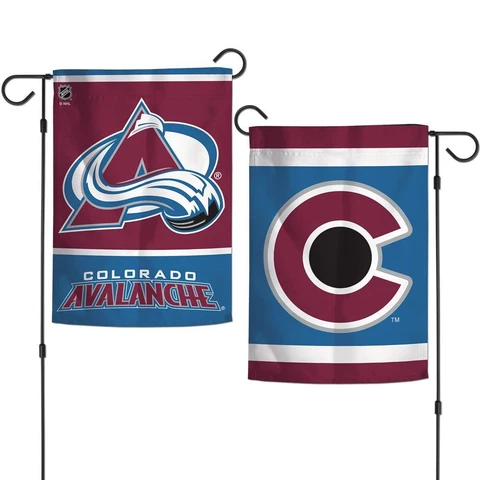 Colorado Avalanche NHL Wincraft 12x18 Double Sided Garden Flag Cover