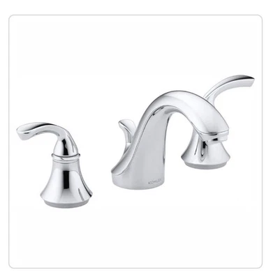 Kohler Forte Wide-Spread Lav Faucet Polished Chrome Finish 10272-4-CP🔥