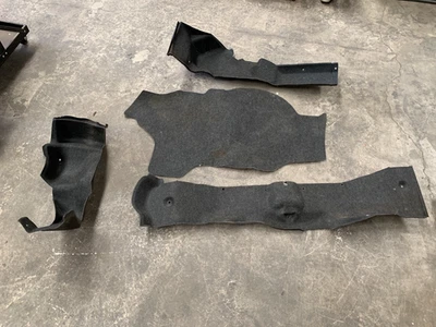 Mazda Miata 1999-2000 fabricante de equipos originales juego de molduras de alfombrilla de maletero negro NB 99-00 *LEER* Foto 1 de 4