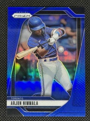 2025 Prizm Arjun Nimmala /199 Blue #87 Toronto Blue Jays - Image 1 of 3