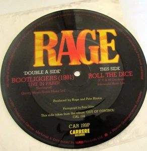 RAGE Boottliggers 45T UK Pic Disc - Bild 1 von 2