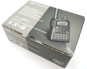 YAESU STANDARD VX-6 144/430MHz Dual Band Transceiver 5W + Box Excellent Cond. - Picture 1 of 14