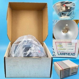 Vintage Norman Studio Illuminazione LampHead 10” Riflettente/LH500 NUOVO - Foto 1 di 9