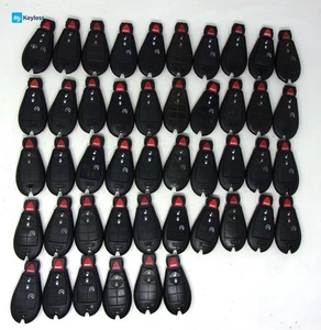 Mixed Lot 46x OEM Jeep/RAM Smart Keys FOBIK Screw Bottom Type MIXED - Picture 1 of 2