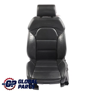 Audi A4 B7 S-Line Front Seat Sport Heated Valcona Leather Soul Black Left N/S - Image 1 of 4