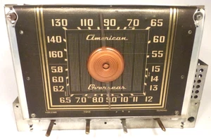 Vintage CROSLEY 66TC TABLETOP: ungeprüftes GEHÄUSE mit allen 6 RÖHREN & guter Stimmung - Bild 1 von 7