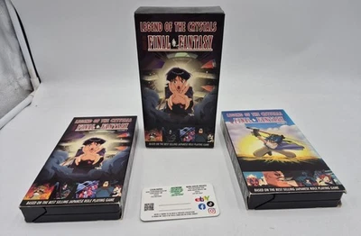 Vintage Legend of the Crystals Final Fantasy VHS 2 Volume Box Set Anime English - Image 1 of 3
