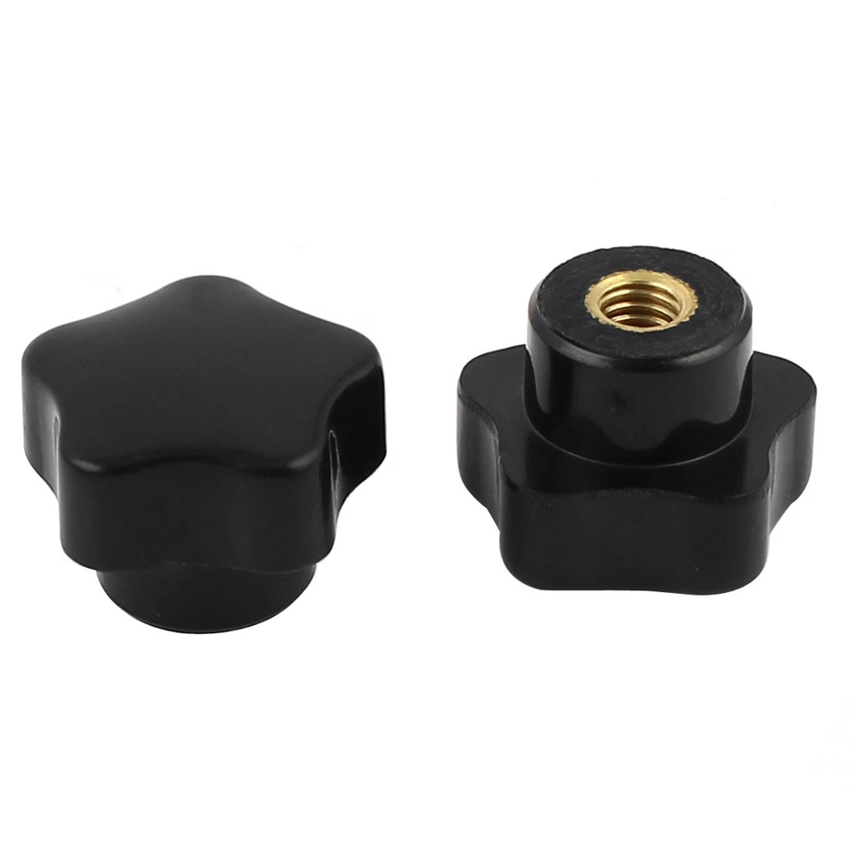 2 stk Sterngriffmutter M6 Griffdurchmesser 25 mm Sterngriff Klemmknopf - Bild 1 von 1