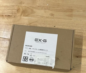 ELECOM EX-G Trackball Mouse 2.4GHz USB Wireless Ergonomic Design Black M-XT3DR - Picture 1 of 3