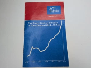 OCT 1974 The Defender Magazine Inflation Bible Prophecy Christian End Times Vtg - Bild 1 von 7