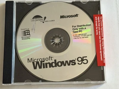 Microsoft Windows 95 Set-up Software (CD-Rom, 1995) Disc Only - Image 1 of 2