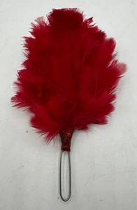 Vestido de Colección Ejército Real Británico Militar Pluma Hackle Tocado Pluma Rojo - Imagen 1 de 4