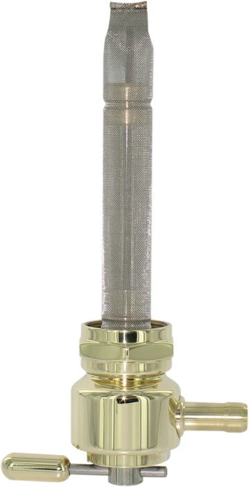 Pingel Old School Power-Flo Petcock Brass 180 Degree Inward 22mm Round - Image 1 of 1