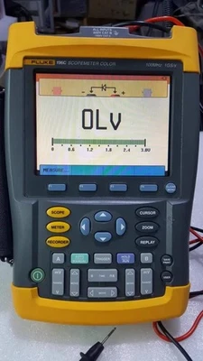 Fluke 196C Digital Oscilloscope ScopeMeter Handheld 1GS/s 100mhz#moqu - Image 1 of 3
