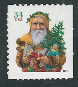 Scott #3544....34 Cent ...Santa Claus... 3 Stamps - Picture 1 of 1