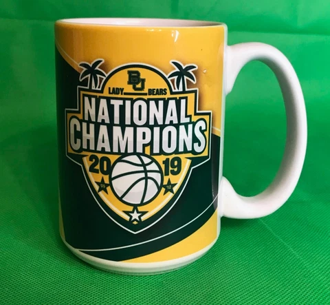 Baylor BEARS MUG  2019 National Champions Lady Bears Basketball Kim Mulkey Cover