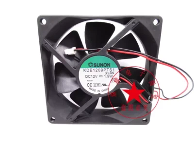 1PC SUNON KDE1209PTS1 12V 1.9W 9025 9CM two wire cooling fan - Image 1 of 4