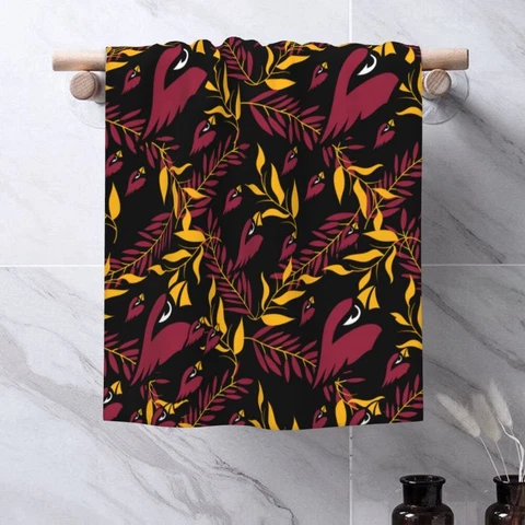 Arizona Cardinals Face Wash Cloth Print Towel Sheet Strong Water Absorption Cover