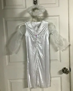 Heavenly Angel Dress and Halo Costume Girls Small by Suit Yourself - Picture 1 of 7