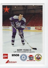 1990-91 Sudbury Wolves (OHL) Barry Young