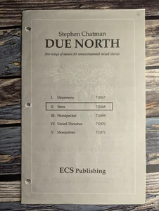 Due North by Stephen Chatman - Choral Sheet Music - G - Picture 1 of 3