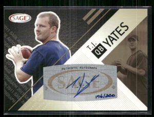 TJ Yates 2011 Sage Auto - Picture 1 of 2