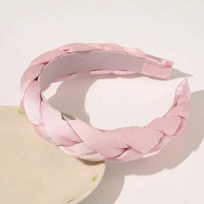 Solid Color Knot Headband Womens Hairband Plain Wide Hair Band Hoop Accessories - Image 1 of 4