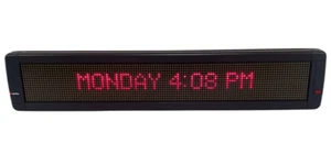 Adaptive Micro Systems Alpha 4120C Message Display Sign Digital Scrolling 40" - Picture 1 of 8