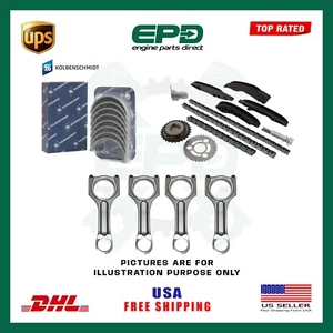 Timing Chain Kit + Conrod & Rod Bearings for BMW 1 3 5 X1 X3 2.0 N47D20A N47D20C - Picture 1 of 1