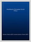 Handbook Of European Social Policy, Paperback By Kennett, Patricia (Edt); Len...