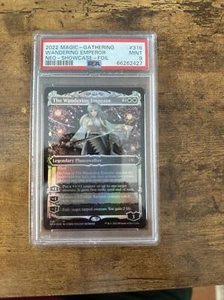 The Wandering Emperor Showcase Foil Kamigawa Neon Dynasty PSA 9 Graded - Picture 1 of 1
