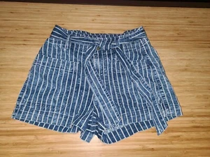 American Eagle Acid Wash Striped Shorts Size 6 NWT - Picture 1 of 8