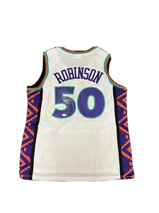 David Robinson Signed San Antonio Spurs (1995 All Star) Jersey JSA - Picture 1 of 4