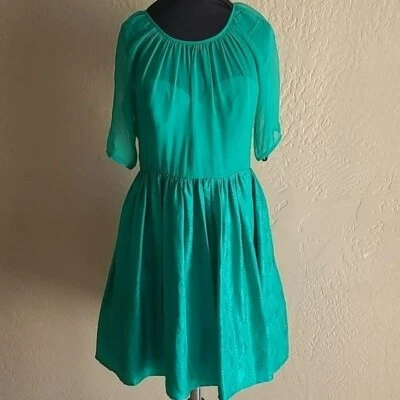 Corey Lynn Calter Jade Silk Mini Dress size 6 - Image 1 of 4