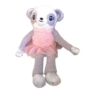 Dan Dee Glitzer Panda Bär Plüsch Rosa Tutu Silber Glitzer 13 Zoll - Bild 1 von 7