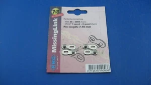 GIUNTO CATENA KMC 7/8 SPEED PER BICICLETTA - NUOVO 2 PZ - - Foto 1 di 1