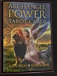 Cartas del Tarot Arcángel Power: una baraja de 78 cartas y guía de Radleigh Valentine - Imagen 1 de 5